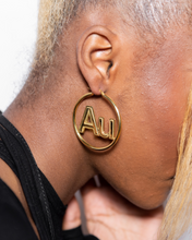Load image into Gallery viewer, LOGO HOOP EARRINGS